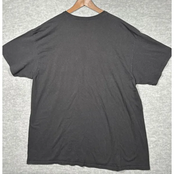 Walt Disney World Black Metalllic Rainbow Logo Magic‎ Kingdom Disney T-shirt XXL - Image 4