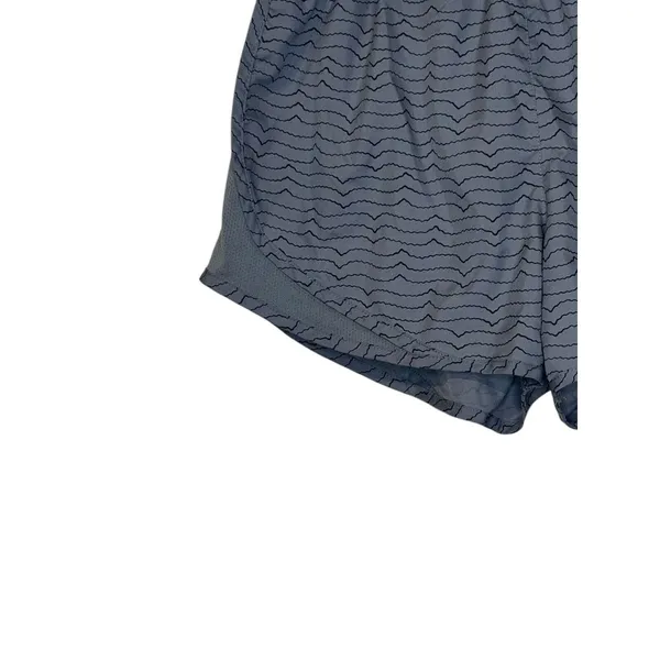 Nike Women's Short Dri-Fit Lined Striped Athletic Drawstring‎ White/Grey Small - Image 3