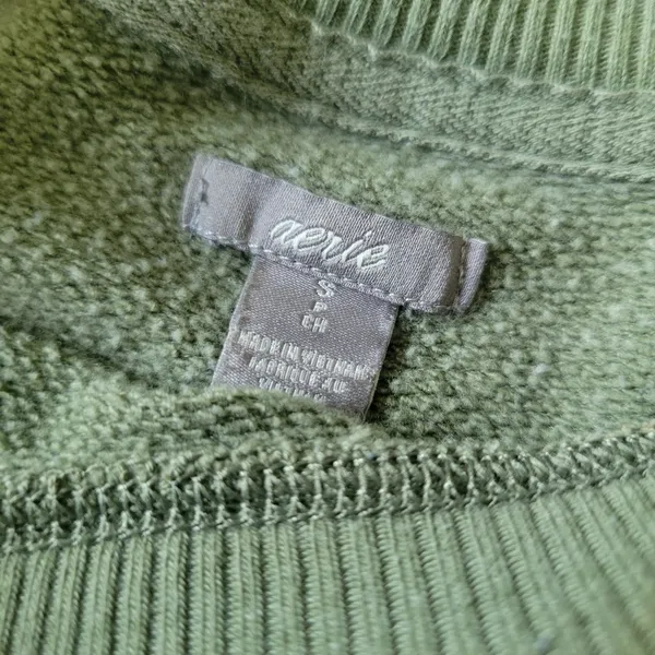 Aerie sweatshirt top green size S - Image 2