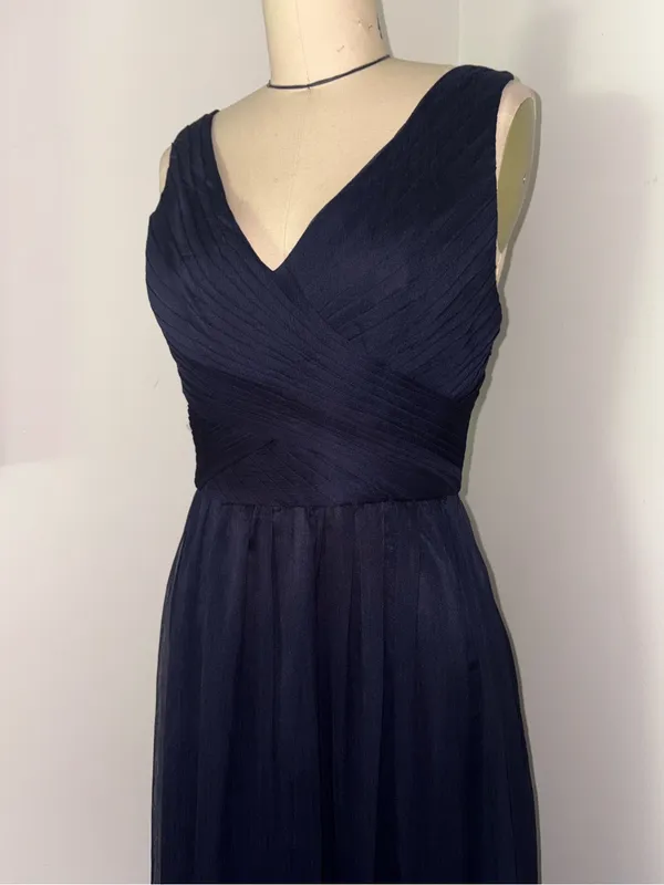 BHLDN Navy Kia Dress Size Medium - Image 5