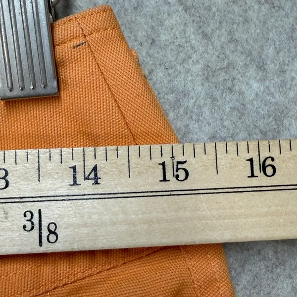 Express Orange Cotton Blend Zip Front Mini Skirt Size 6 Y2K‎ Bright Preppy - Image 6