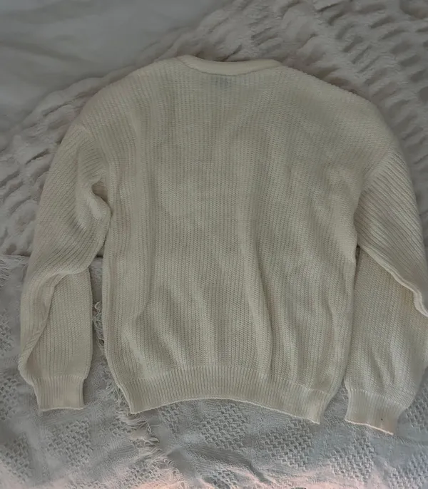 vintage cream sweater White Size XL - Image 2