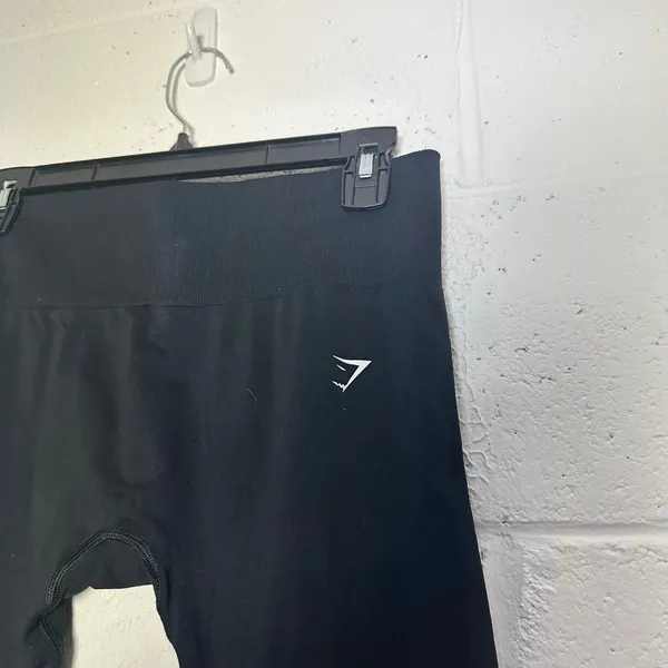 Gymshark Vital Seamless High Waisted Leggings Black Womens medium Activewear - Image 2