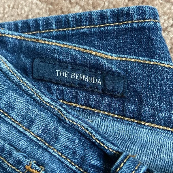 Lucky Brand The Bermuda Shorts (Sz 4/27) Dark Blue Denim Jorts Jean Shorts - Image 7