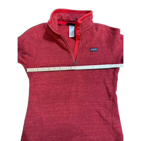 Patagonia Better Sweater 1/4 Zip Fleece Pullover Red Small‎ - Image 6