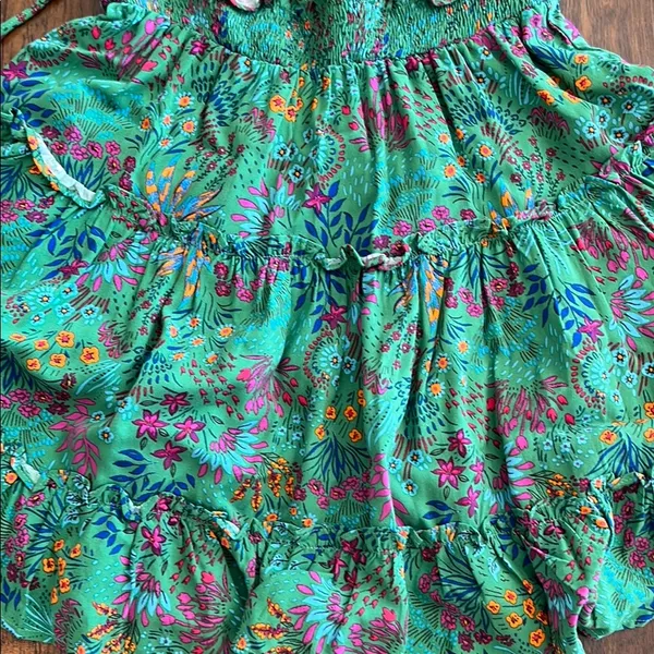 Sugar Lips XS Green Ruffled Dress - Image 5