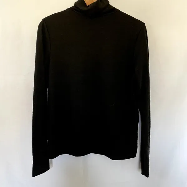 Alpine Design black turtleneck knit sweater casual women's size‎ medium warm - Image 6