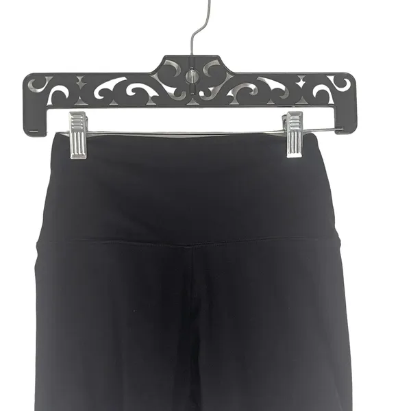 Aerie Women's Small Chill Play Move High Waisted‎ Black Biker Shorts - Image 2