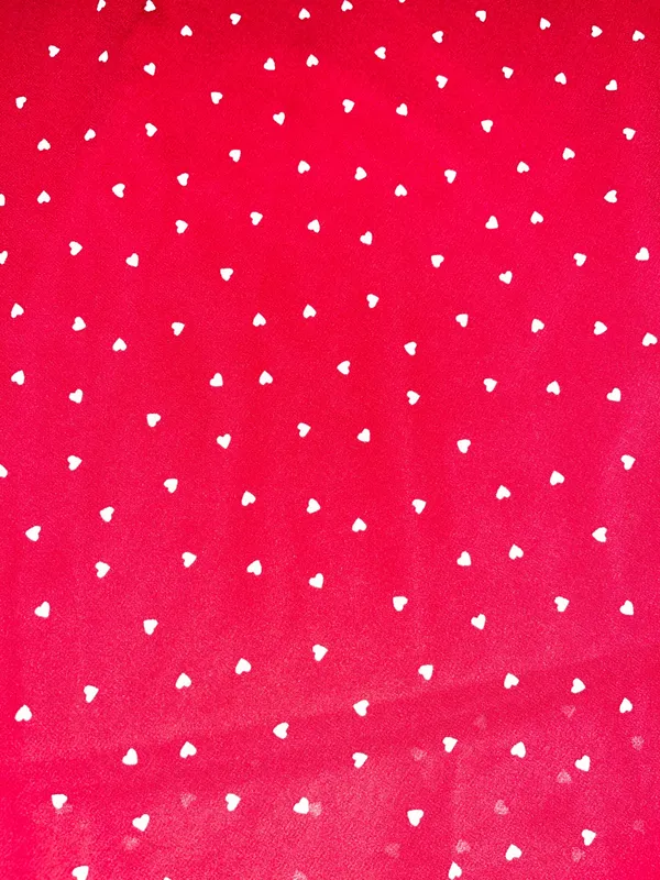 A New Day NWT Wild Fable Red Heart Print Ruffle Midi Skirt XS Coquette Romantic - Image 3