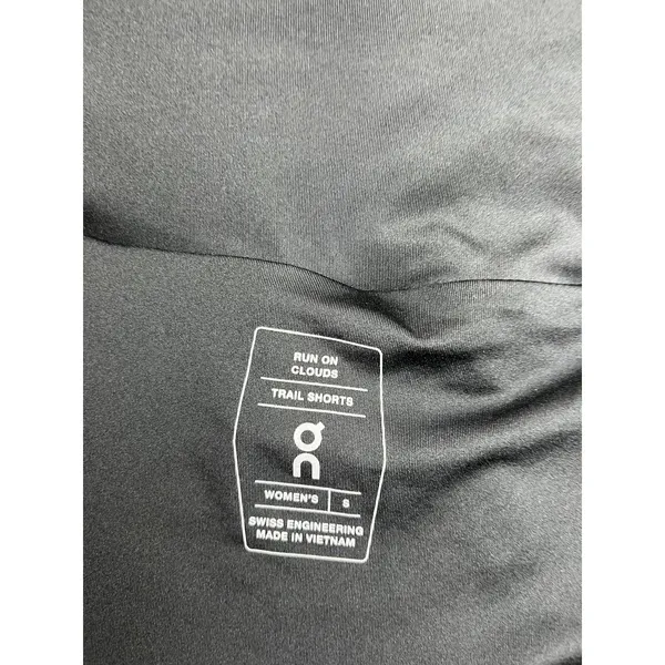 On Running Women’s Focus Shorts Black Athletic Running Workout Size S - Image 3