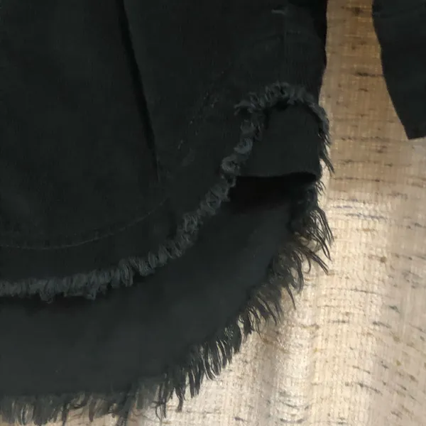 OFFLINE by Aerie Black Corduroy Quarter Zip Shacket - Image 3