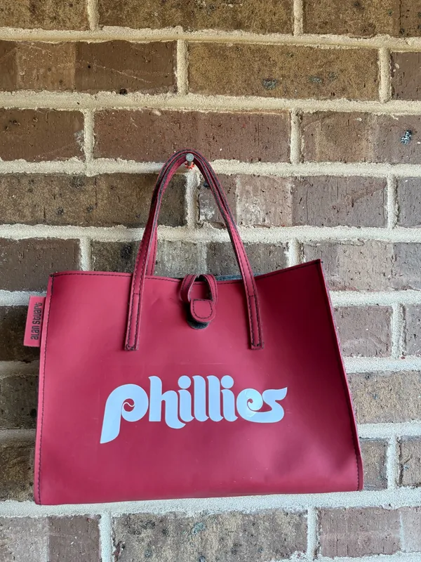 Custom made Philadelphia Phillies Mini Red Matte Hand Bag - Image 2