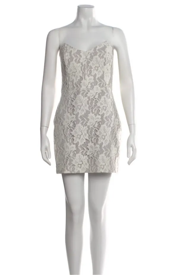 White Lace Mini Dre - Image 2