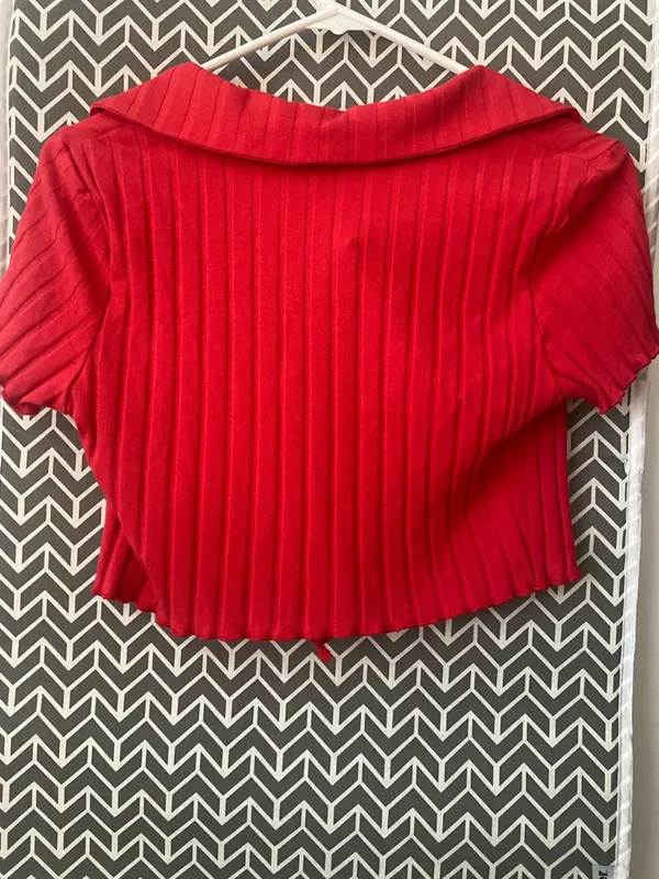 New With Tag Shein Red Bolero Size S4 - Image 2