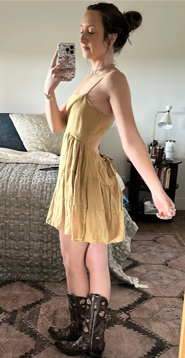 Elan Yellow Sundress - Image 3