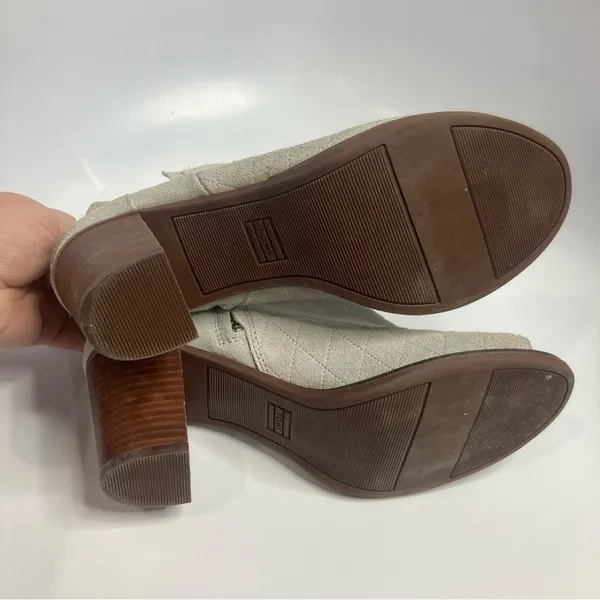 Toms gray‎ peep Toe Heels size10 - Image 8
