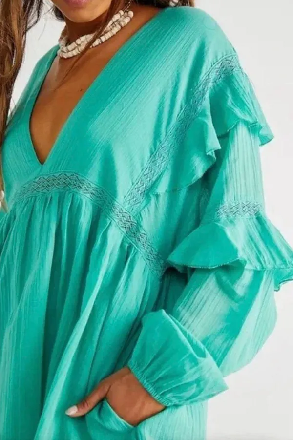 Free People Seashell Skort Romper - Image 3