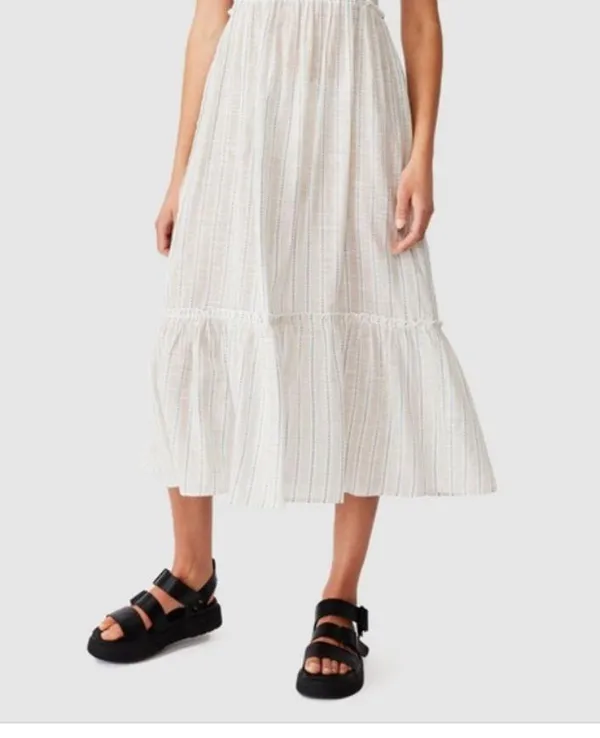 - 2/$30 Cotton On woven Shaw shirted midi dress M smocked dress new - Image 4