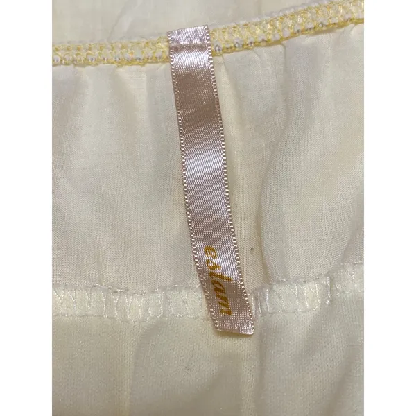Estam Women's Yellow Sleeveless Cami Camisole Smocked A-Line Flared Dress Size S - Image 4