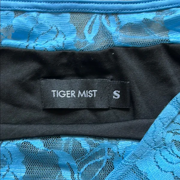 Tiger Mist Black and Blue Maxi Skirt - Image 3