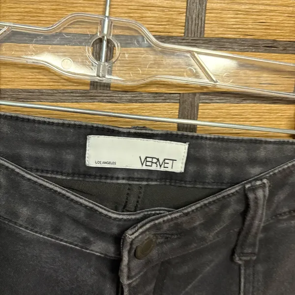 Vervet Black Flared‎ Leg Jeans Size 26 - Image 8