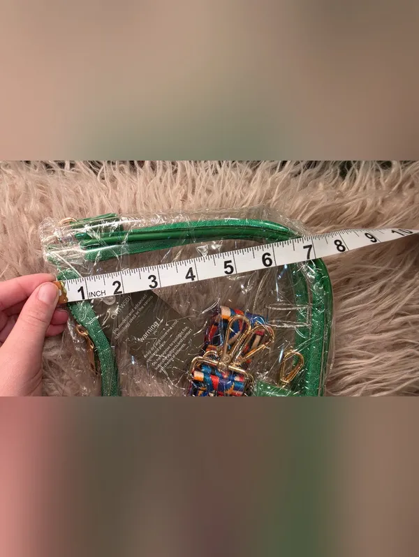 Clear Purse Green - Image 7