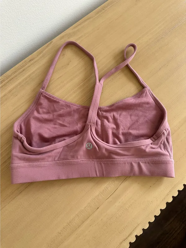 Lululemon FlowY Bra *Nulu Quicksand 6 - Image 2
