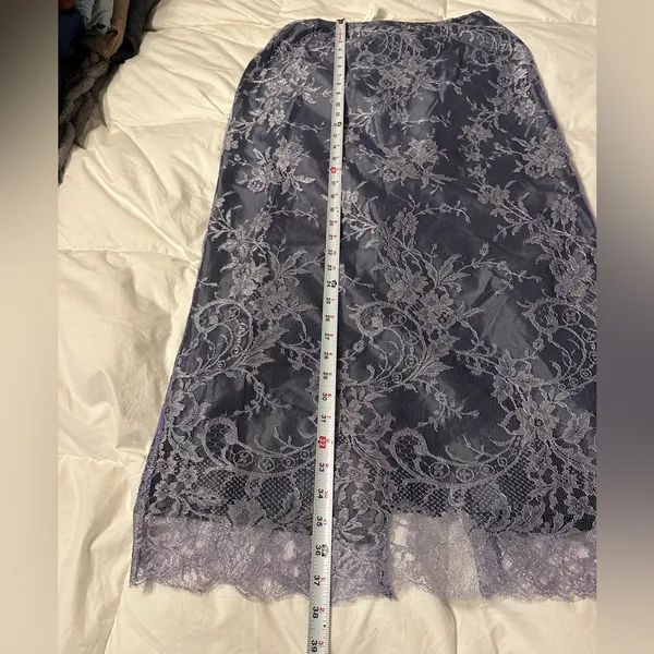 Johanna Beck Silk and Lace Maxi Skirt - NWT - Size 12 - Image 12