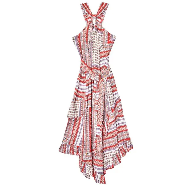 Derek Lam 10 Crosby Dasha Halter Size‎ 4 Red - Image 8