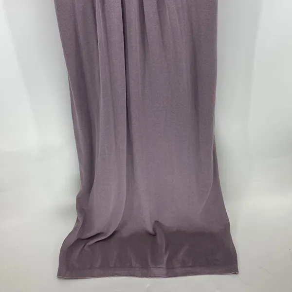 Peruvian Connection ADRIATICO lilac maxi knit dress minimalist size M - Image 4
