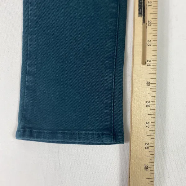 Paige Jeans‎ Womens 27 Blue Medium Wash Skinny Low Rise Stretch Denim Made USA - Image 4