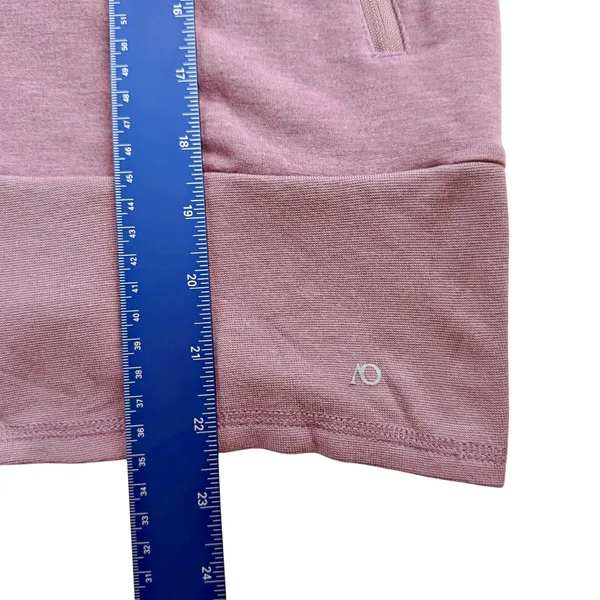 Anderson Ord Lux Crop Hoodie Performance Jacket Elderberry Heather LRG - Image 7