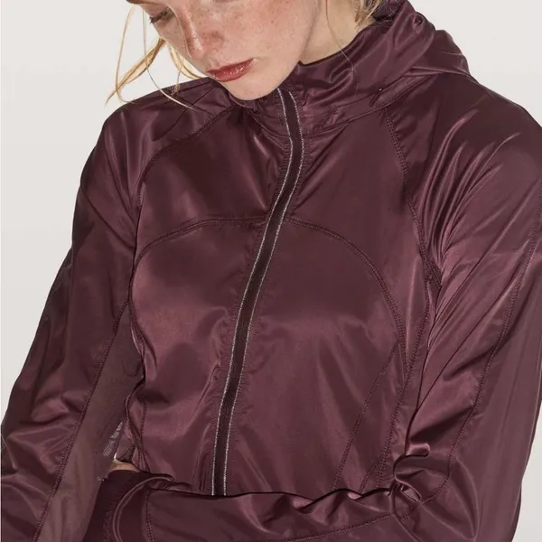 Lululemon Goal Crusher Jacket in the color Redwood 2 - Image 3