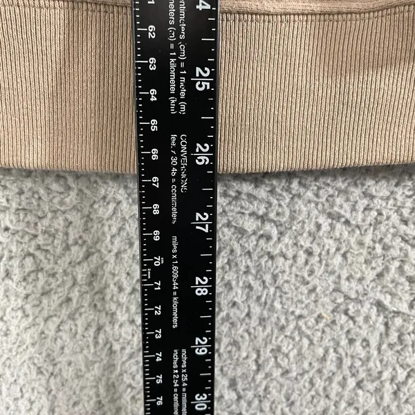 Champion Reverse Weave Hoodie Women 1X Tan‎ Heavyweight Pullover - Image 6