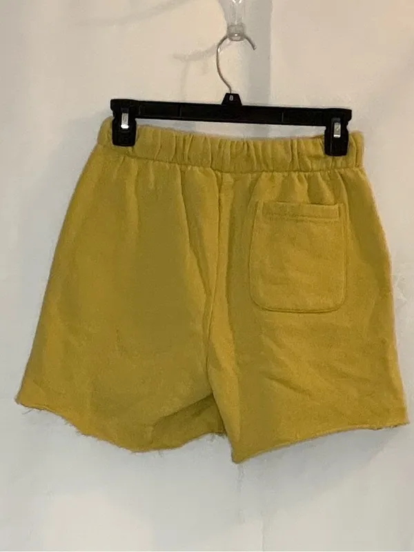 PLAYBOY Yellow Drawstring Athletic Shorts with Pink Accents - Image 2