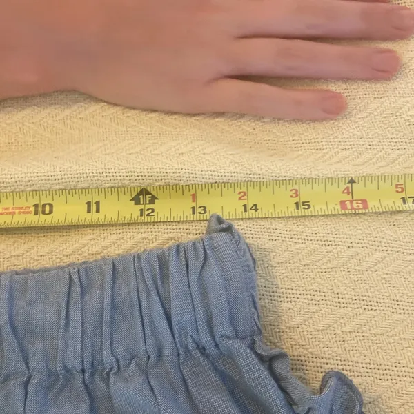NWT Simply Southern blue ruffle shorts M - Image 10