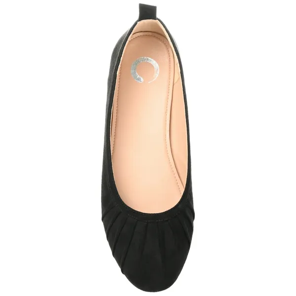 Journee Womens Flats Size 7.5 Black Tannya Slip-On Round Toe Ballet Dress Shoes - Image 8