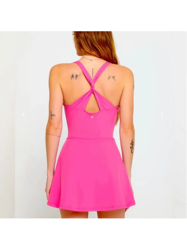 NWT Spiritual Gangster Pink Lexi Active Mini Dress M - Image 3