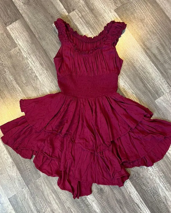 Maroon Dress - Image 2