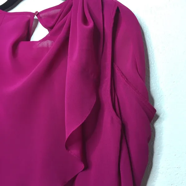 Belle & Sky Layered Long Sleeve Blouse Size Medium - Image 6