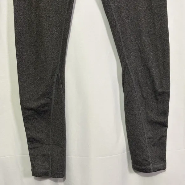 ALO Yoga Leggings Women Size M Gray Gym Activewear 7/8 Low-Rise Ankle Zip EUC - Image 3