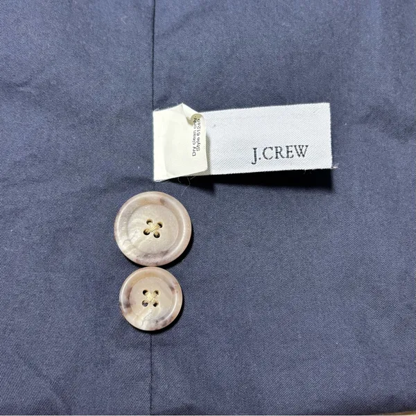 J.Crew‎ 100% cotton tan trench coat with hidden buttons down front Size XS - Image 11
