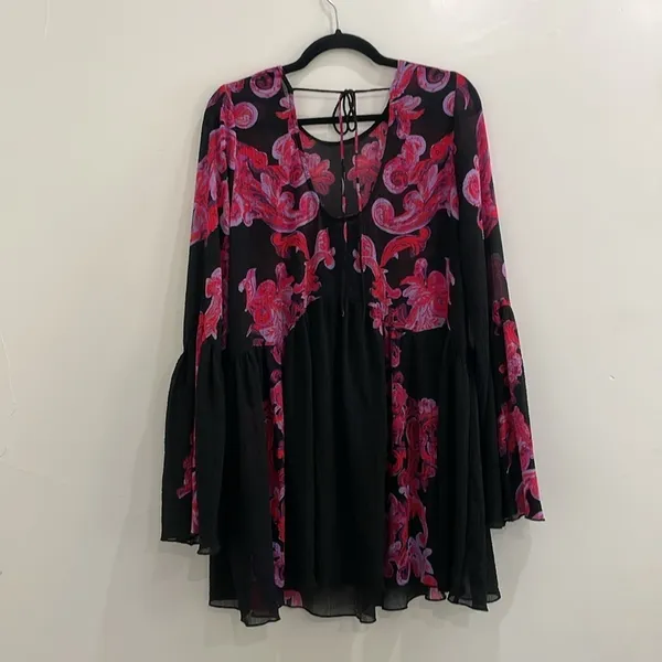 Free People Symphony Slip Dress Size Medium - Image 13