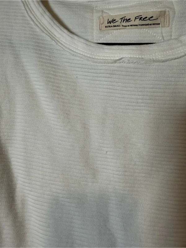 We the free free people ivory/cream long sleeve top - Image 3