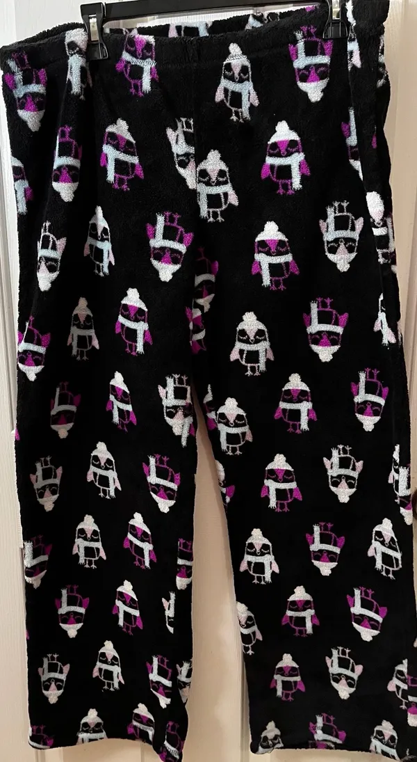 Joe Boxer Women's Owl Pattern Fleece Pajama Pants - Image 3