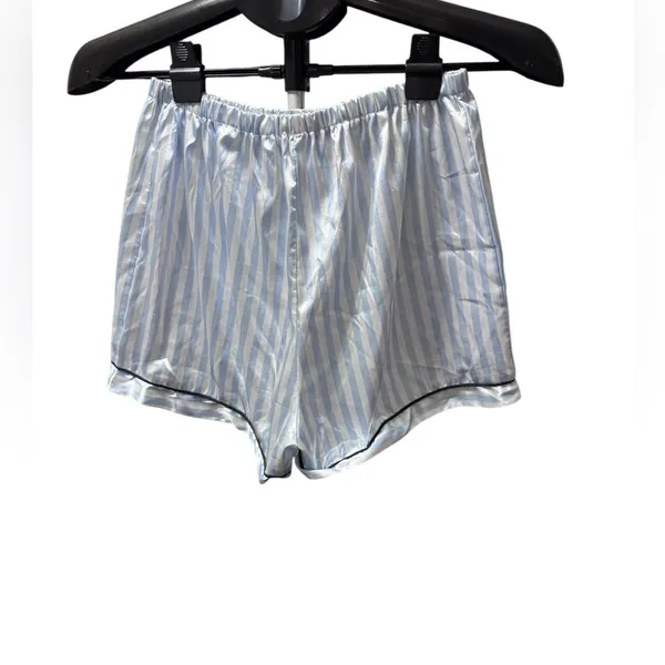 LYANER / stripe Silk Satin Pajamas p20 - Image 4