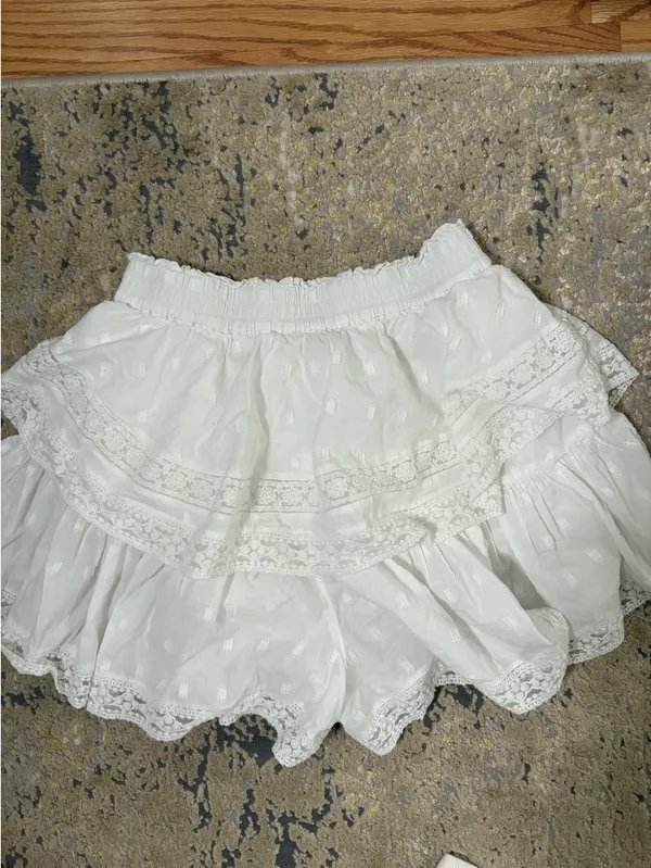 American Eagle White lace skort - Image 4
