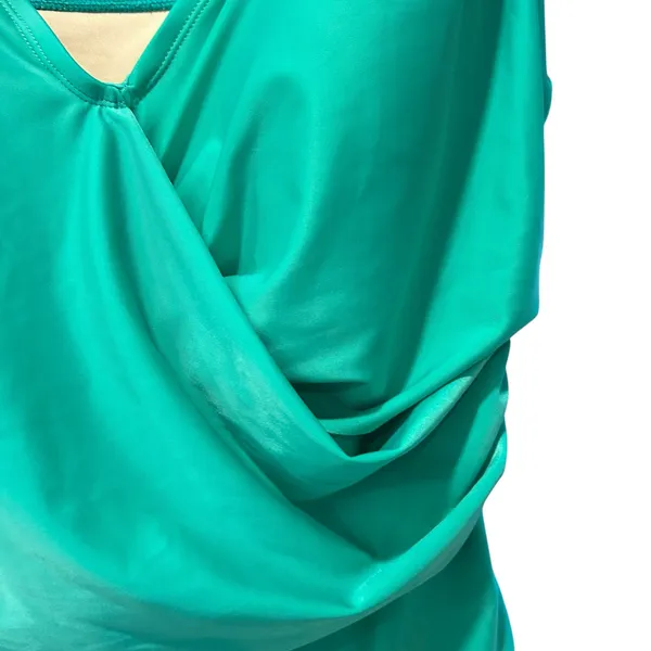 Caribbean Sand Swim Suit Green Beach Summer Ocean One Piece 22W Sculpting - Image 3