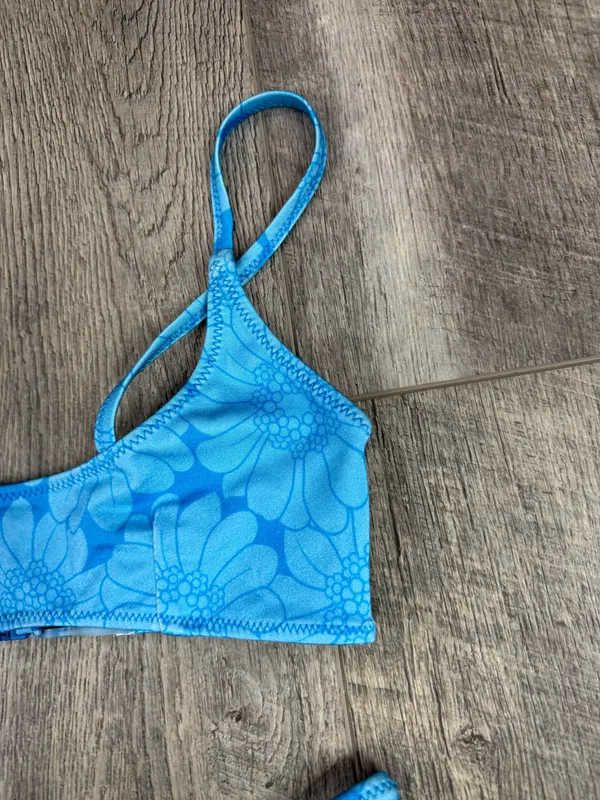 Triangl Blue Floral Bikini Set - Image 2