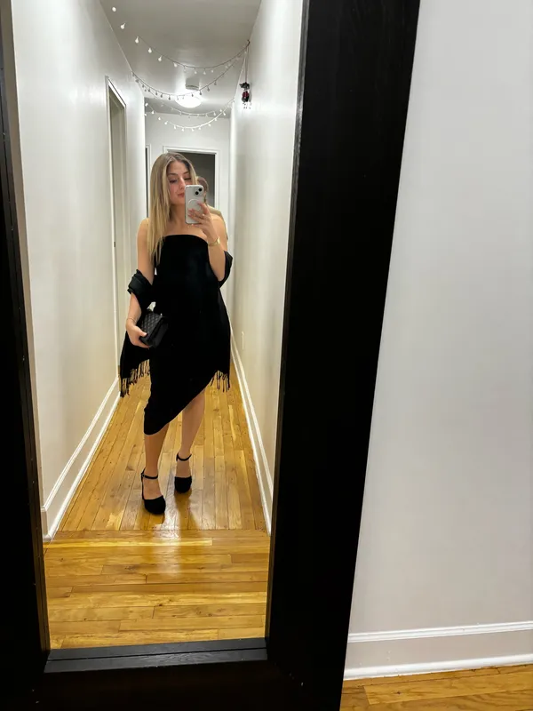 Zara black dress - Image 5